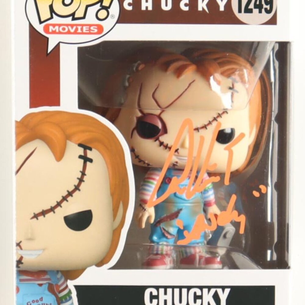 Alex Vincent Signed "Bride of Chucky" #1249 Chucky Funko Pop! Inscribed Andy PA